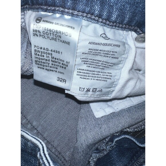 Adriano Goldschmied Jeans Womens Sz 32 ANTHROPOLOGIE High Rise Stevie Ankle - Picture 7 of 11